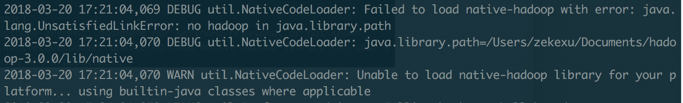 Mac native hadoop library for mac