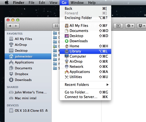 How To See Library Folder On Mac
